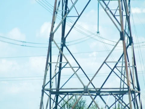 Electricity pylons Stock Footage 78477790