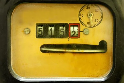 Electricity supply meter Stock Photos
