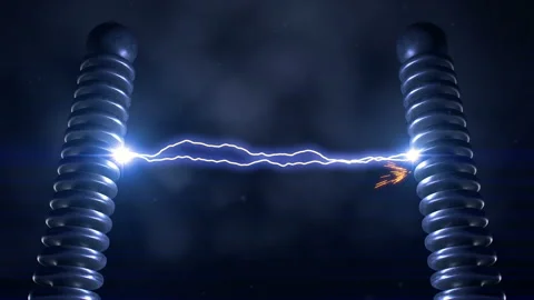 Electricity (Tesla Coils) Stock Footage 253602153
