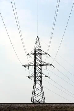 Electricity tower Stock Photos