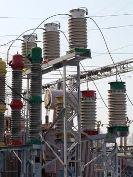 Electricity tower Stock Photos