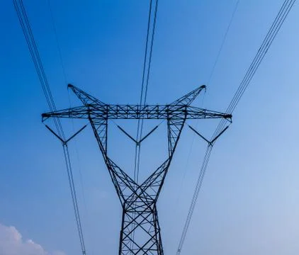 Electricity tower Stock Photos