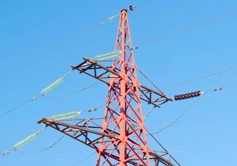Electricity tower Stock Photos