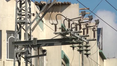 Electricity transformers Stock Footage 273595784