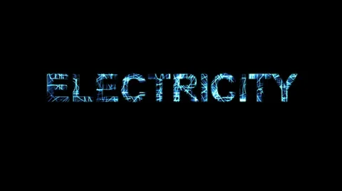Electricity Word Animation Stock Footage 37336171