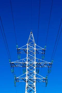 Electricty Mains Pylon Stock Photos