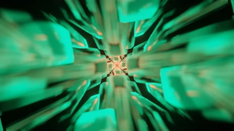 An electrifying and immersive VJ loop with vibrant colors and hypnotic flashing Stock Footage 234980911
