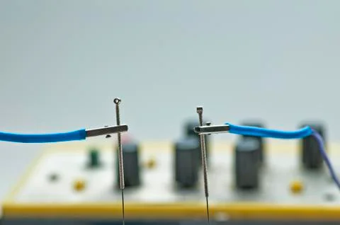 Electro-acupuncture Stock Photos