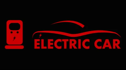 Electro car charging logo Stock Footage 154602985