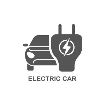 Electro car icon. Logo element illustration. Electro car symbol design 스톡 일러스트