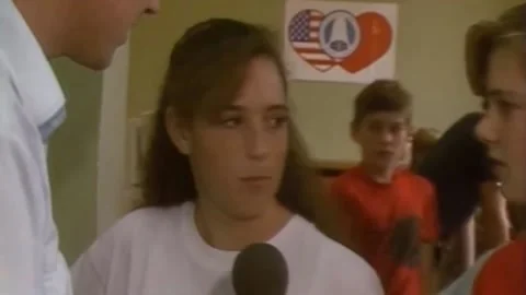 Electro computers. Children are taught to work with computers.. 1980s (3) Stock Footage 235855266