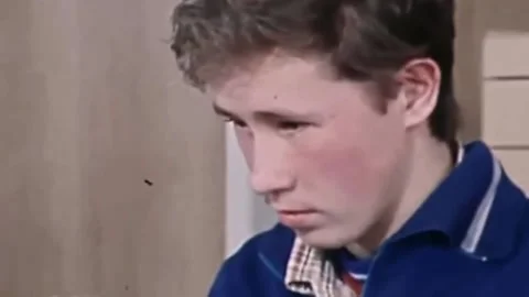 Electro computers. People are trained to work with computers.. 1980s (2) Stock Footage 235855649