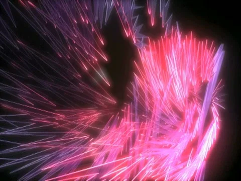 Electro Hurricane Pointed Spinning Spiral Energy Club Fun Stock Footage
