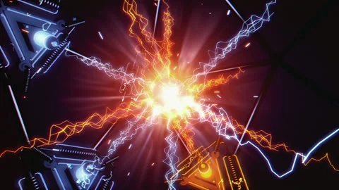 Electro Loop ideal as a VJ background Stock Footage 234281668