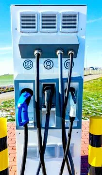 For electro mobiles Stock Photos