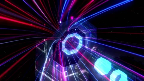 Electro-nature-tubes-4v hd loop Stock Footage 145982893