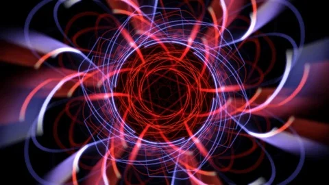 Electro Spin Looping Animation Stock Footage 73566746