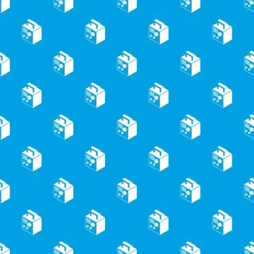 Electro welding machine pattern vector seamless blue Stockillustratie