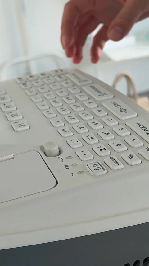 Electrocardiogram ECG Examination with Medical Worker Attaching Electrodes and Stock Footage 345181568