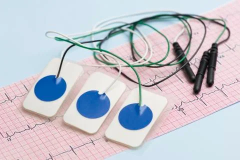 Electrocardiogram leads Stock Photos