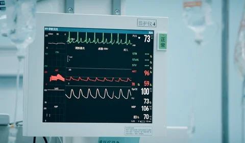 Electrocardiography，ECG，EEG Stock Footage 125651510