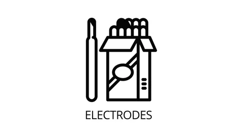 Electrode pack icon animation Stock Footage 152641695
