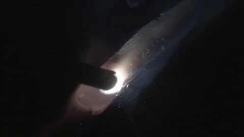 Electrode welding process Stockbeeldmateriaal 83353092