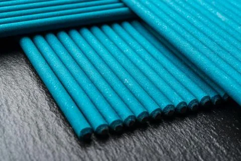 Electrodes for welding, different Stock Photos