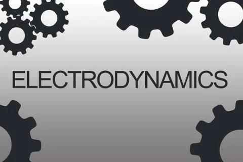 ELECTRODYNAMICS - scientific concept Stock Illustration