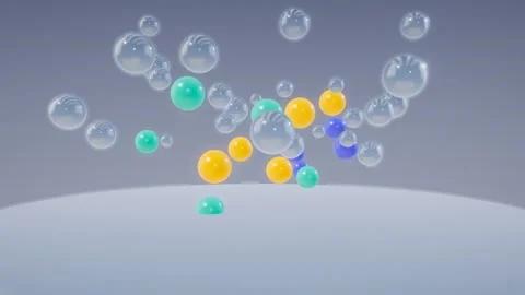 Electrolyte water splash crown mineral ions bright studio loop Видео 342496837