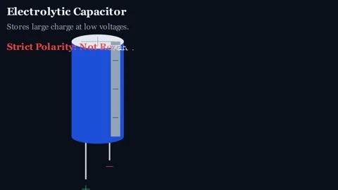 An Electrolytic Capacitor Stock Footage 337755820
