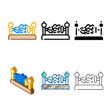 Electromagnetic device color edition icon vector Stock Illustration