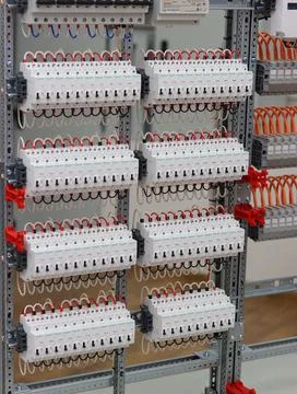 Electromagnetic relay. Stock Photos