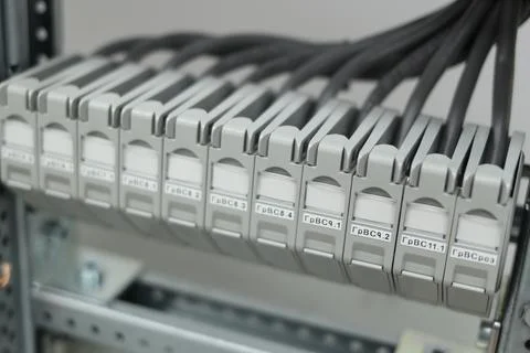 Electromagnetic relay. Stock Photos