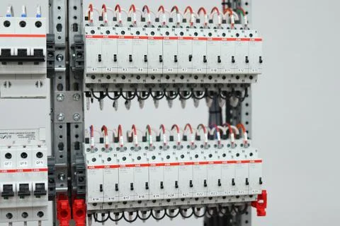 Electromagnetic relay. Stock Photos