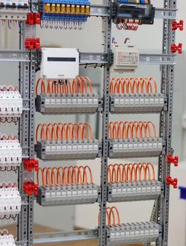 Electromagnetic relay. Stock Photos