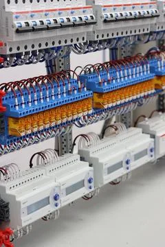 Electromagnetic relay. Stock Photos