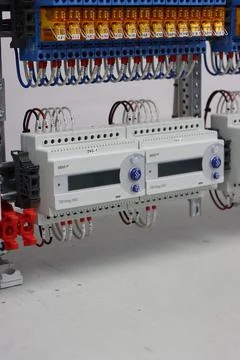 Electromagnetic relay. Stock Photos