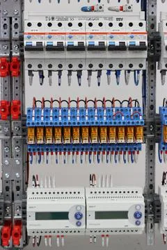 Electromagnetic relay. Stock Photos