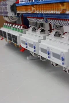 Electromagnetic relay. Stock Photos