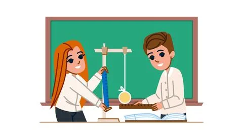 Electromagnetism physics school education vector Stock Illustration