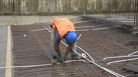 Electromechanical works Vídeo Stock 152421609