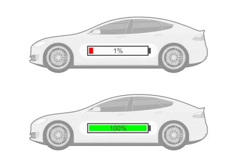 Electromobility concept. Illustrazione stock