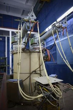 Electron Beam Generator for High-voltage Industrial Electron Accelerator Stock Photos