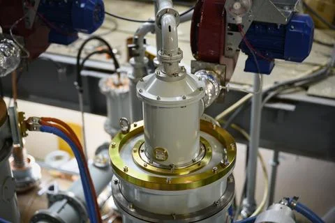 Electron Beam Generator for High-voltage Industrial Electron Accelerator Stock Photos