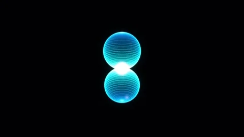 Electron Jumps Between Two Discrete Atomic Energy Levels Stock-Footage 344513732