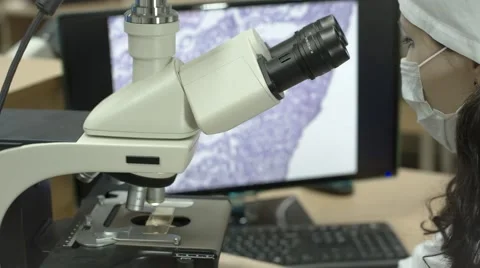 Electron Microscope Stock Footage 67463554