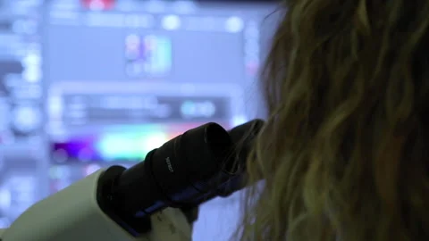 Electron microscope Stock Footage 145362563