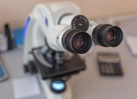 Electron microscope Stock Photos