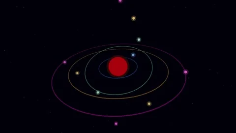Electron Shell Orbit 4K Stock Footage 338383598